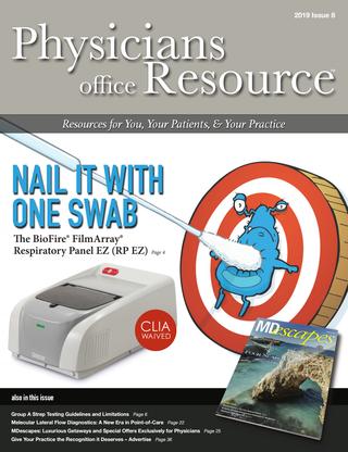 Cover of Physicians Office Resource - August 2019