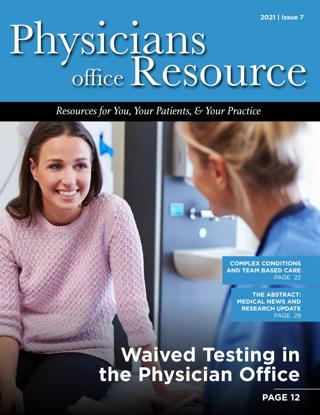 Cover of Physicians Office Resource - July 2021